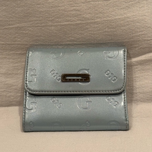 SOLD - Guess Baby Blue Small Wallet - Picture 6 of 7